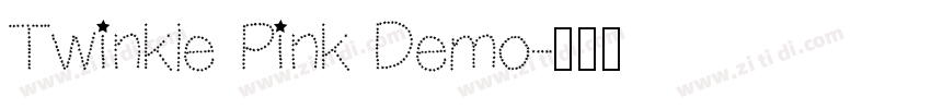 Twinkle Pink Demo字体转换